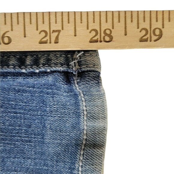 Harley Davidson Bootcut Jeans Size 2P Rhinestones 28X28 - Picture 11 of 12